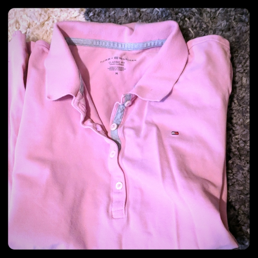 Girls pink Polo